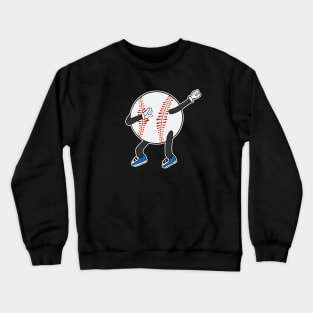 Dabbing Baseball Crewneck Sweatshirt